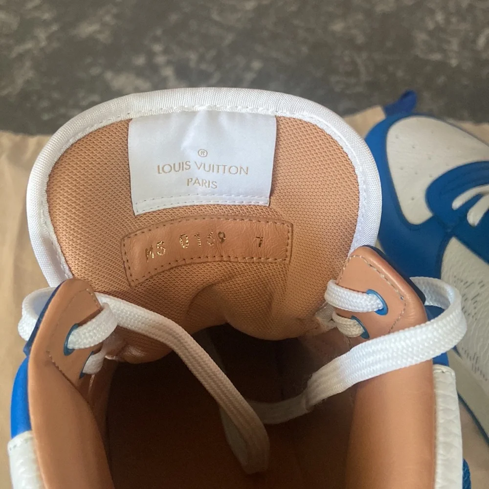 Louis Vuitton Rivoli Men Sneakers blue and white - Picture 5 of 7